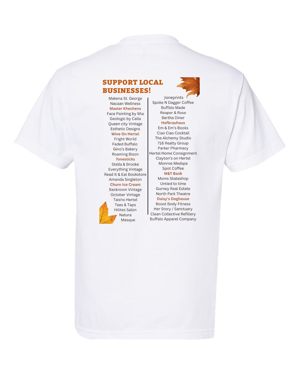 Fall Fest White T-shirt